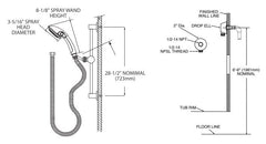 Moen 52710EP15 Eco-Performance Handheld Shower System 1.5 GPM