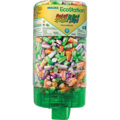 Moldex 6703 EcoStation Earplug Dispenser Starter Kit, Recyclable Bottle, Foam Earplugs, Assorted Color Swirls/Streaks