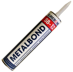 Surebond SB-12 Metal Bond Sealant 10.3 oz Cartridge Aluminum Gray