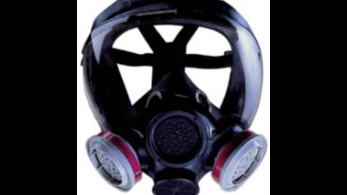 MSA 805408 Advantage 1000 Full-Face Respirator Medium Black