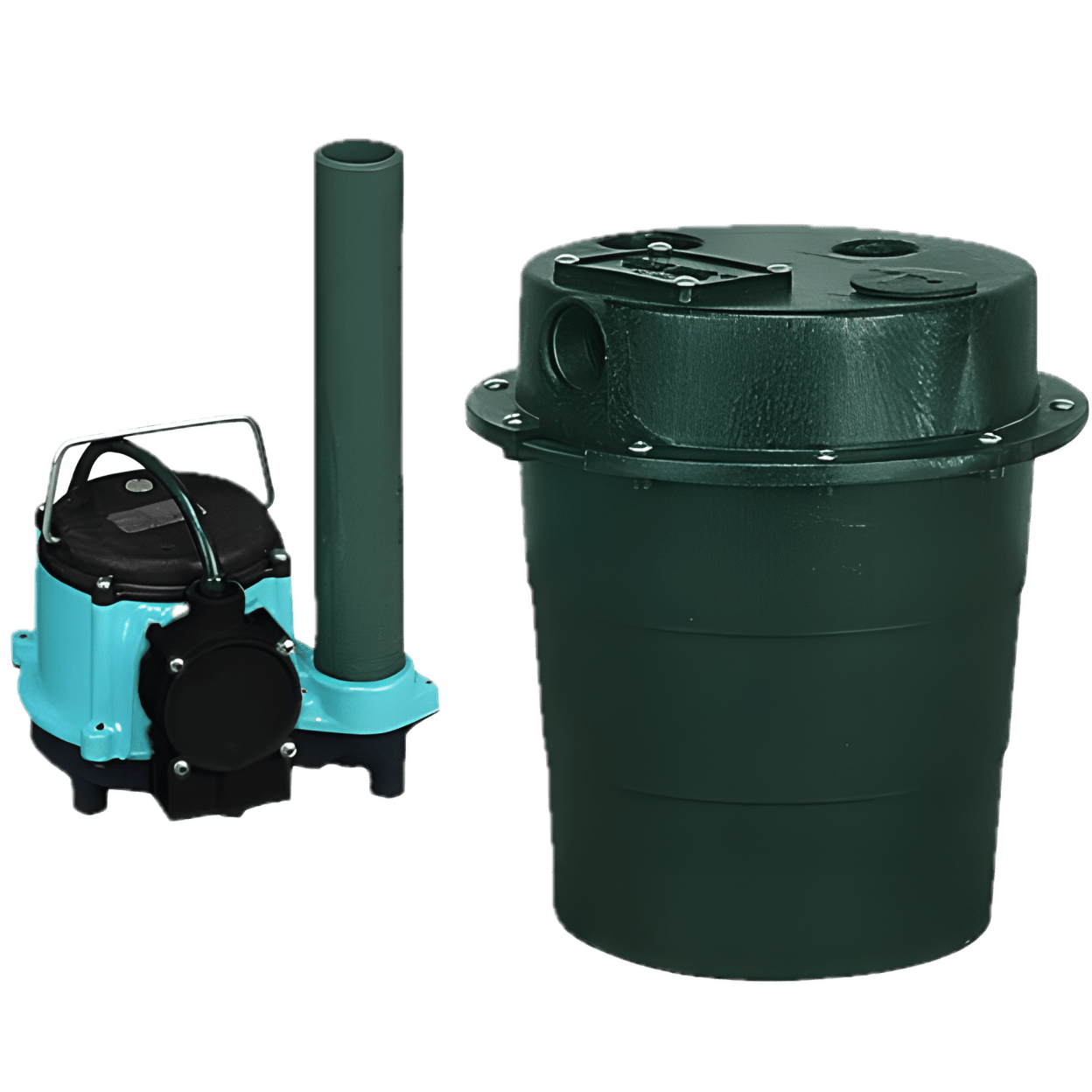 Little Giant 506055 10 ft. 1/3 hp 115V Plastic Sewage Pump System