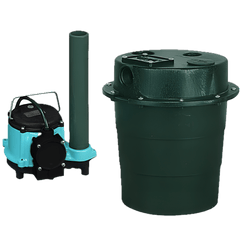 Little Giant 506055 10 ft. 1/3 hp 115V Plastic Sewage Pump System