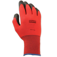 Honeywell NF11/10XL NorthFlex Red NF11 Foam PVC Fingers Palm Coated Gloves X-Large