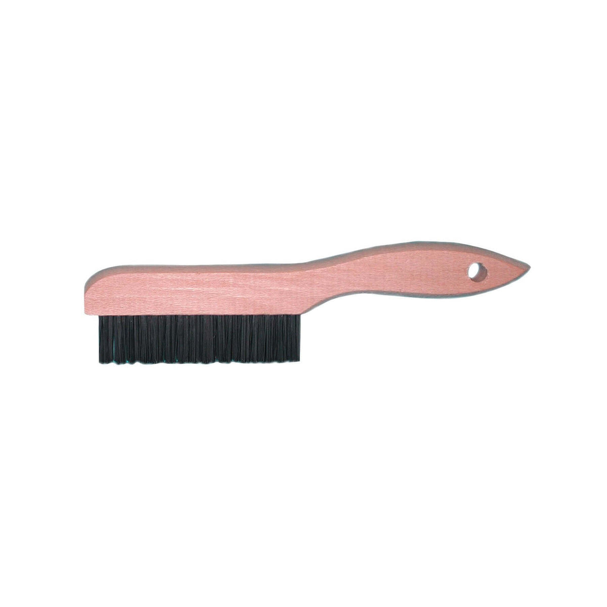 Magnolia Brush 4S Magnolia Brush Wire Scratch Brush - 10 in L x 1 in W Block - 10 in OAL - 1-1/8 in Round Carbon Steel Trim