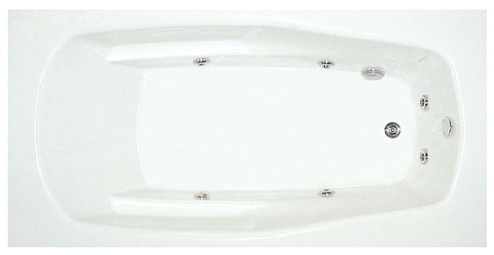 Mansfield Plumbing 6021 Whirlpool Alcove Rectangular 71-1/2 x 35-1/2 x 20