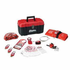 Master Lock 1457V410KA Personal Safety Lockout Kit - 23 Piece - Red