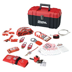 Master Lock 1457VE410KA Personal Safety Lockout Kit - Red