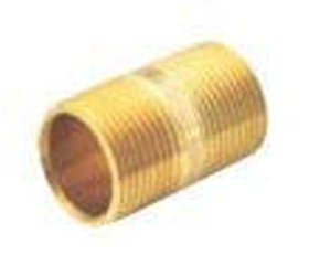 Matco-Norca NBR06512 BRN1-1/4X5-1/2 BRASS NIPPLE 1-1/4X5-1/2