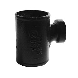 Tyler Pipe 008040 Tapped Sanitary Tee, 3 In Nominal, No-Hub End Style, Cast Iron