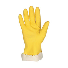 MCR Safety 5250XL Long Flock Lined Rubber Latex Gloves 15mil 12 Inch