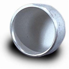 Merit Brass 01616-48 Pipe Cap, 3 in Nominal, Butt Welded End Style, SCH 10S, 316