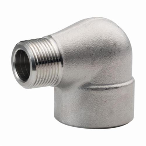 Merit Brass 3403D-06 Street Elbow, 3/8 in Nominal, MNPT x FNPT End Style, 3000 lb