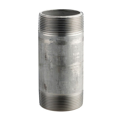 Merit Brass 4512-450 Pipe Nipple 3/4 in x 4-1/2 in L MNPT 304/304L Stainless Steel SCH 80/XH