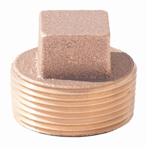 Merit Brass XNL117A-64 Solid Square Head Plug 4 in MNPT End Style 125 lb