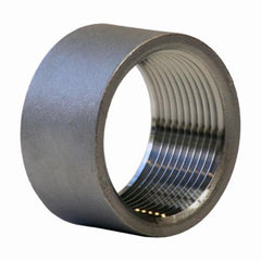 Merit Brass KP411H-12 KI Pattern Half Coupling, 3/4 in Nominal, FNPT End Style, 150 lb, 304/304L Stainless Steel, Import