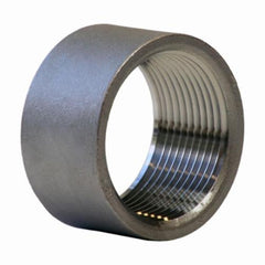 Merit Brass KP411H-04 KI Pattern Half Coupling, 1/4 in Nominal, FNPT End Style, 150 lb, 304/304L Stainless Steel