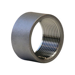 Merit Brass KP611H-24 KI Pattern Half Coupling, 1-1/2 in Nominal, FNPT End Style, 150 lb, 316/316L Stainless Steel, Import