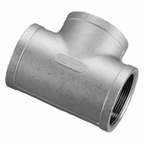 Merit Brass K406-20 Banded Pipe Tee, 1-1/4 in, FNPT, 150 lb, 304/304L Stainless Steel