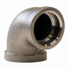 Merit Brass SWM601-24 Pipe Elbow 1-1/2 in Nominal Socket Welded End Style 150 lb 316/316L Stainless Steel