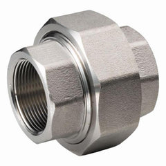 Merit Brass 3487D-20 Pipe Union, 1-1/4 in, FNPT, 3000 lb, 304/304L Stainless Steel