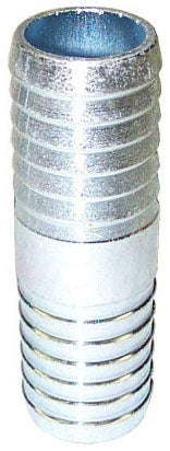 Merrill SCP100 1 x 1 Insert x Insert Lead-Free Zinc Plated Steel Plastic Pipe to Plastic Pipe Straight Insert Coupling