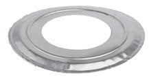 Metal-Fab 6MVC Round Type B Gas Vent Collar 6 Inch