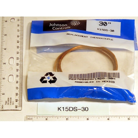 BASO K15DA-30H Penn Thermocouple 30 Inch Replacement K15DA-30H