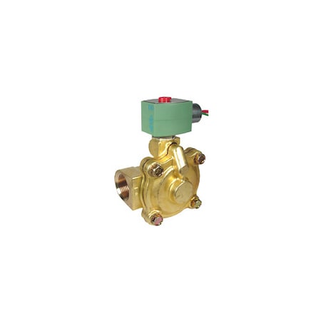 Asco 8220G025 Solenoid Valve 120/60,110/50Vac 1 Npt 2-Way N.C. Steam/Hot Water Brass