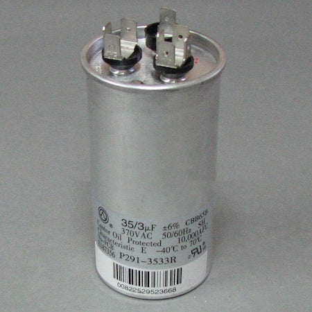 Heil Quaker 1172091 3+35 MFD Round Run Capacitor 370V