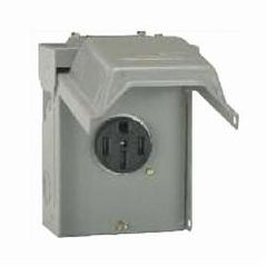 Midwest Electric U054 Temporary Power Outlet 50A 3P/4W 120/240V N3R RV Outlet Box