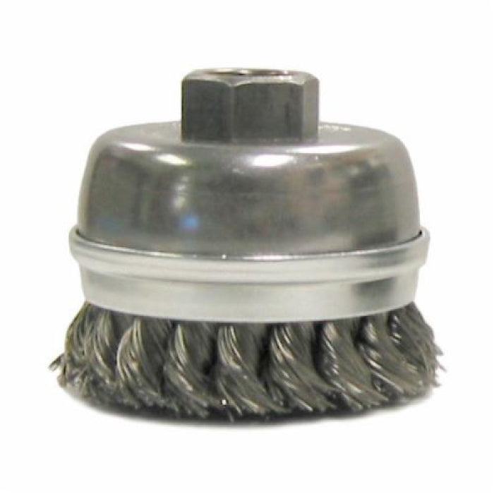 Weiler 13301 Mighty-Mite 2-3/4 in Dia Single Row Cup Brush