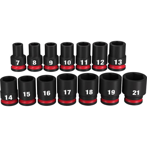 MILWAUKEE Milwaukee Tool 49-66-7007 Metric Socket Set 7-21mm