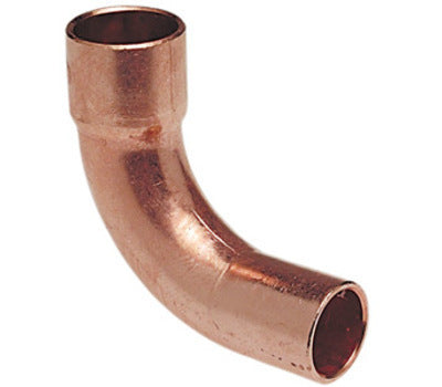 NIBCO 607-2-LT 1/4 Inch Sweat Copper 90-Degree Long Radius Elbow Lead Free