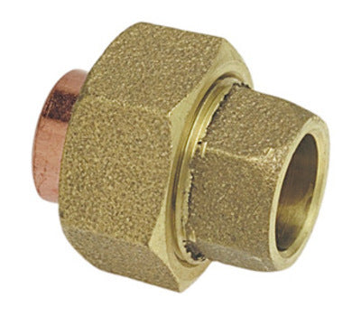 NIBCO 733-LF 1-1/2 Inch Sweat Cast Bronze Union Lead Free