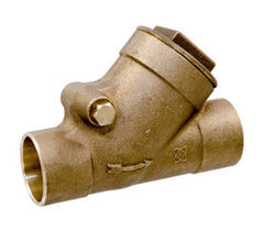 NIBCO S413Y-LF Check Valve 1 Inch Lead-Free Silicon Bronze