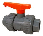 Nibco MA930U6 Chemtrol Tru-Bloc PVC True Union Ball Valve 1/2 Inch U45TB-V