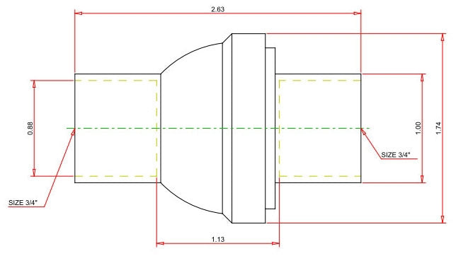 Nibco NJ7Q2X8 NIBS480YLF34 3/4 Solder Ring Spring Check Valve PTFE Seat S480Y-LF Lead Free NJ7Q2X8