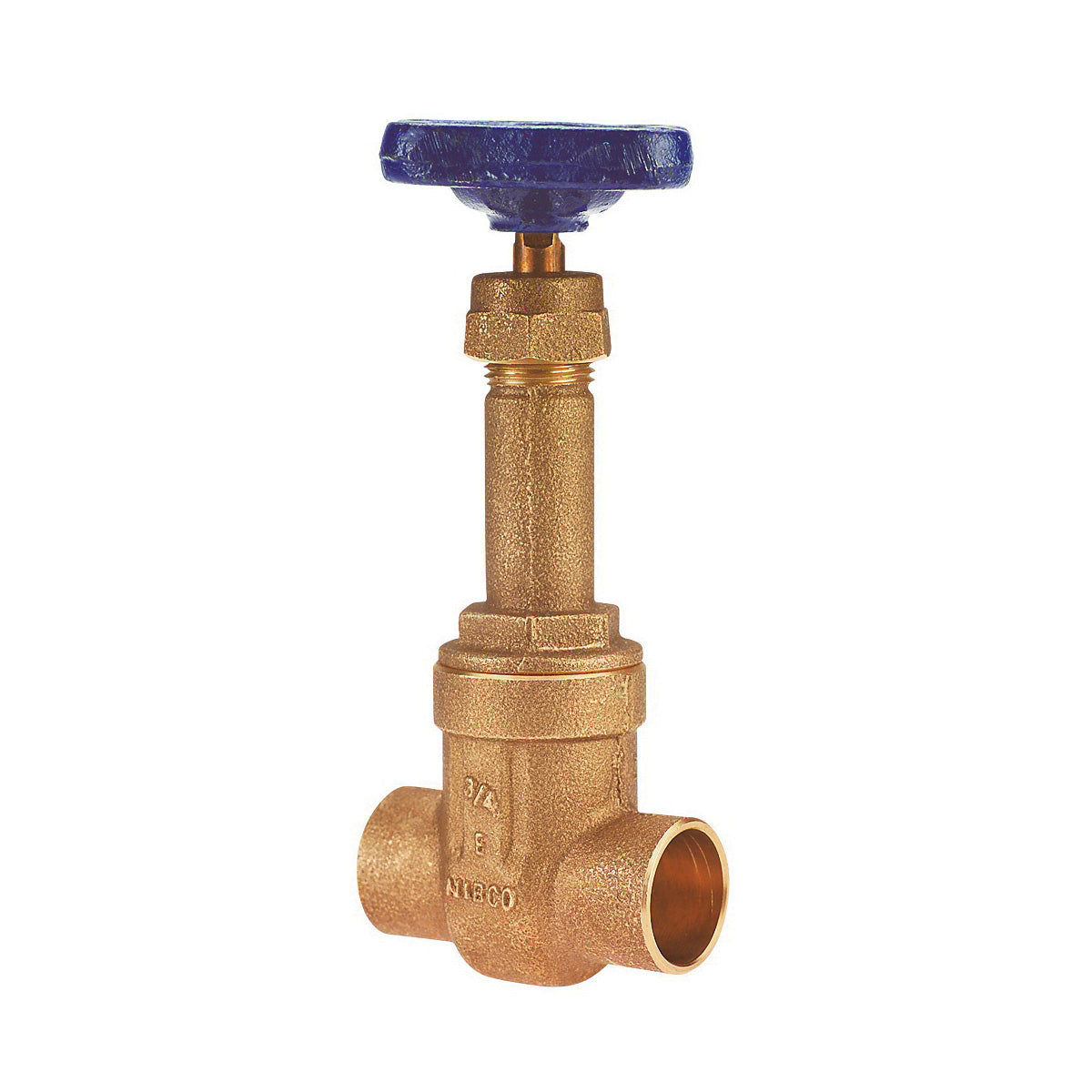 NIBCO NJ05006 Gate Valve, 1/2 in Nominal, Solder End Style, 125 lb