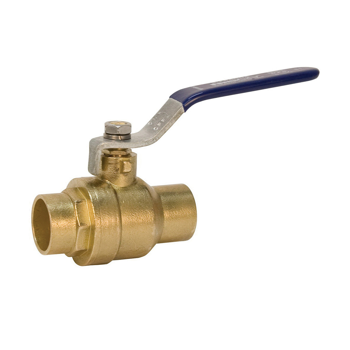 NIBCO NJ998HB 2-Piece Ball Valve 1-1/4 in Solder Female End Style