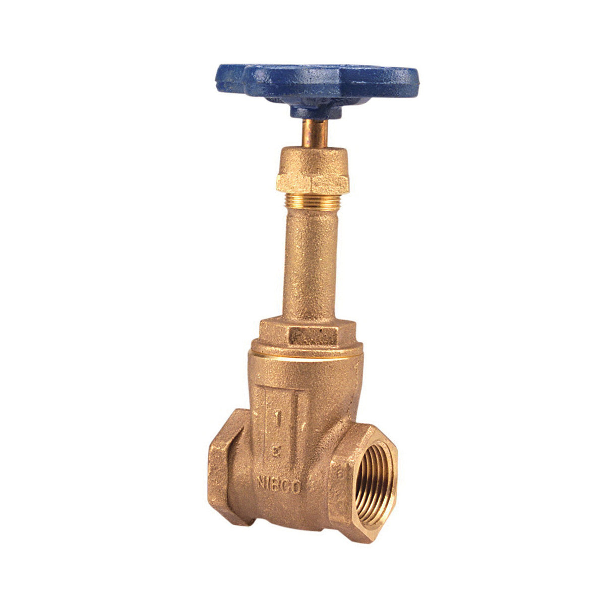 NIBCO NL0500B Gate Valve 1-1/4 in Nominal Thread End Style 125 lb