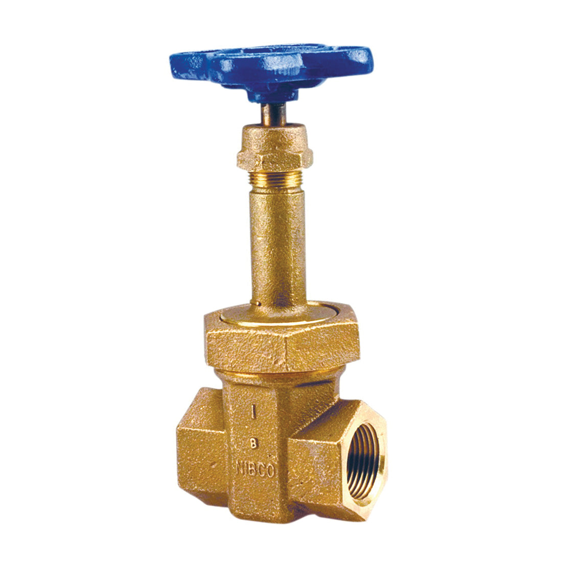 NIBCO NL2HS0A Block Pattern Gate Valve, 1 in Nominal, Threaded End Style, 300 lb