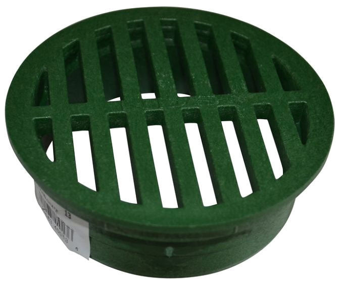 NDS 13 Polypropylene Round Grate for 4 Sewer and Drain Pipe