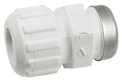 NDS 731-07 3/4 x 3/4, FPT x Flo-Lock, 200 PSI, SDR 9, Lead-Free, White PVC, Female Adapter