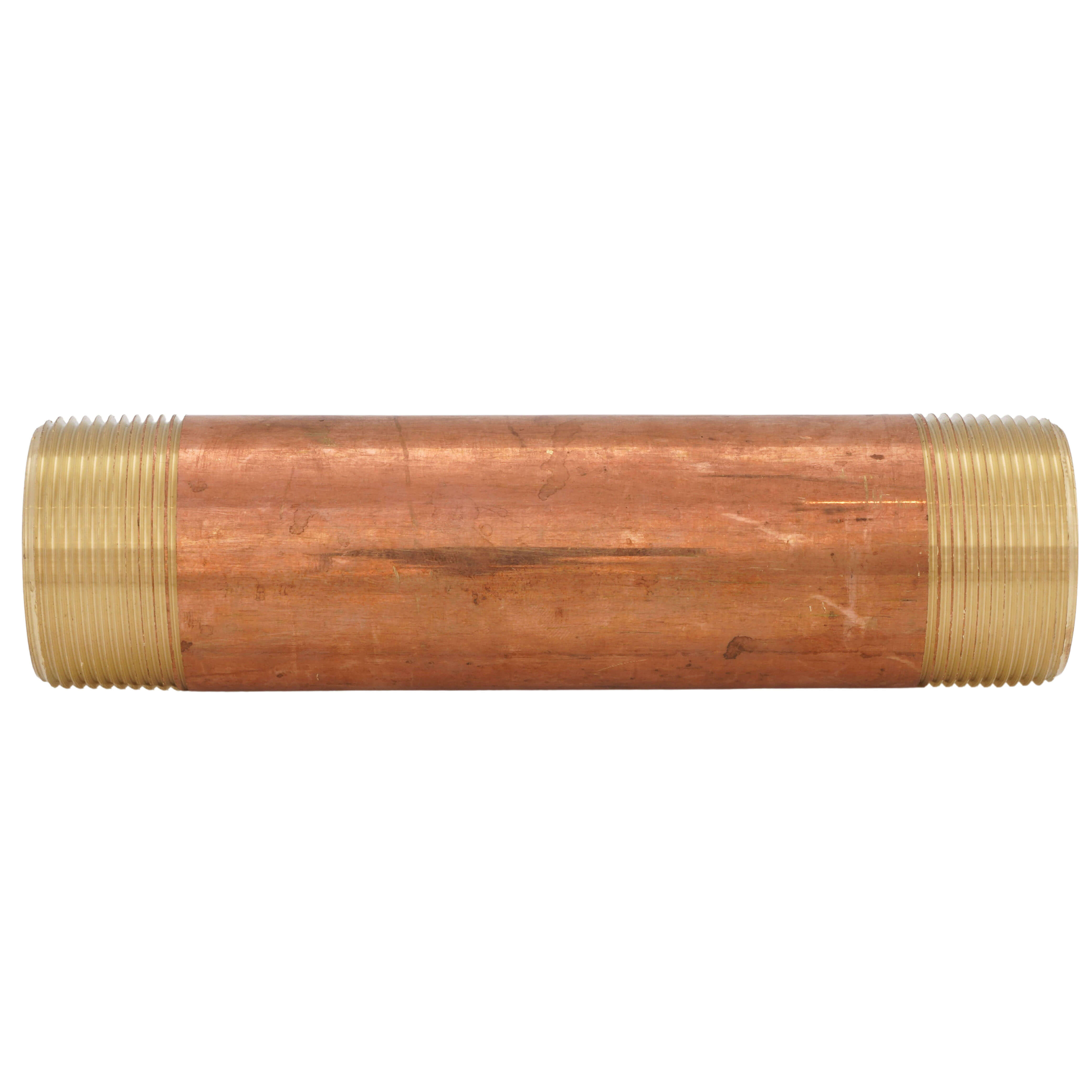 Everflow NPBR1570 | 1-1/2 x 7 Brass Nipple | NPBR1570