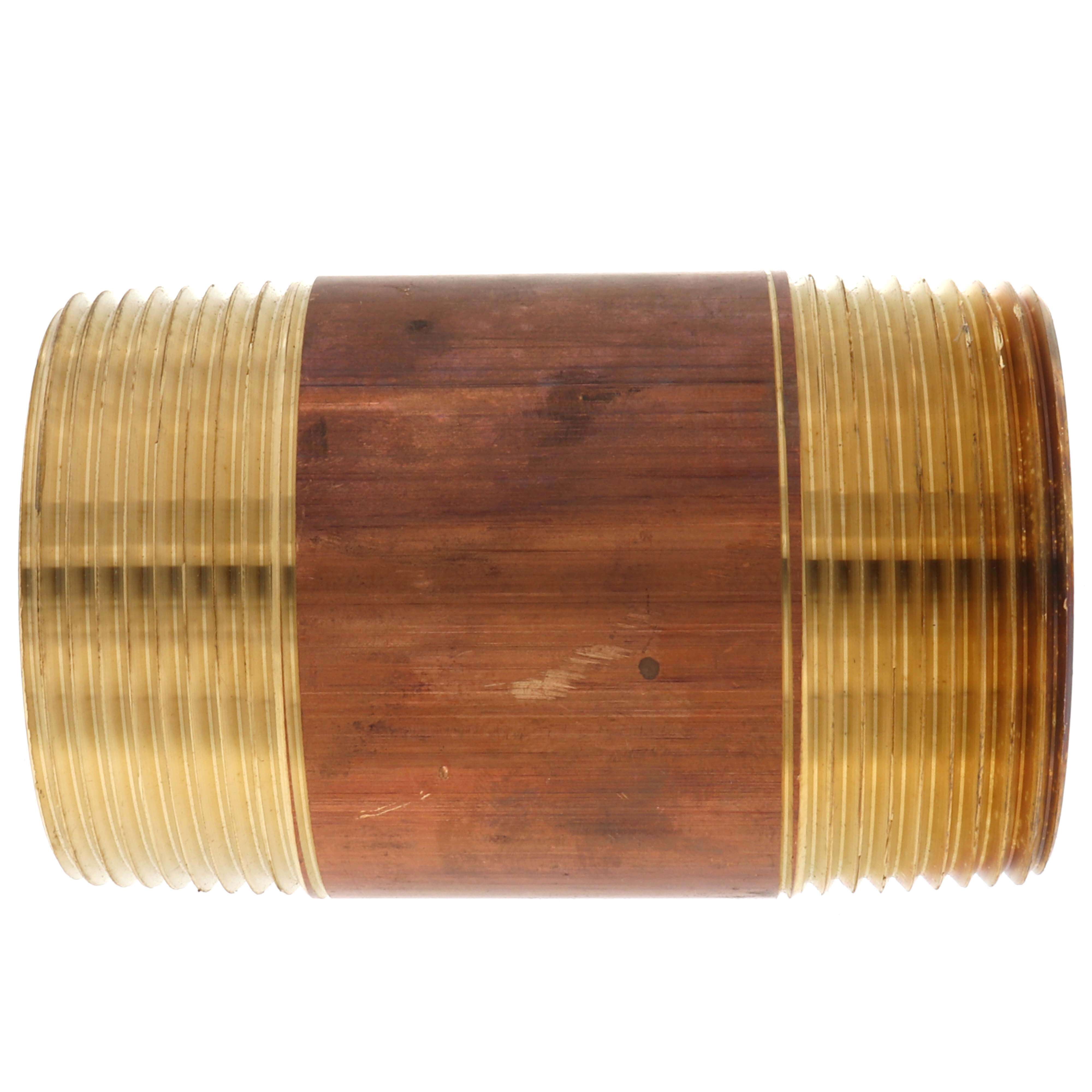 Everflow NPBR2545 2-1/2 x 4-1/2 Brass Nipple