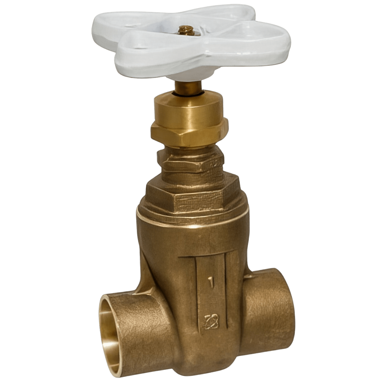 NIBCO NJ0J0XD S-113-LF 2 in. Bronze Full Port Solder Gate Valve