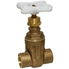 NIBCO NJ0J0XD S-113-LF 2 in. Bronze Full Port Solder Gate Valve