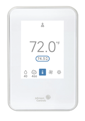 Johnson Controls NSB8BHN340-0 TEMP/HUM WHITE SNSRw/UserInter