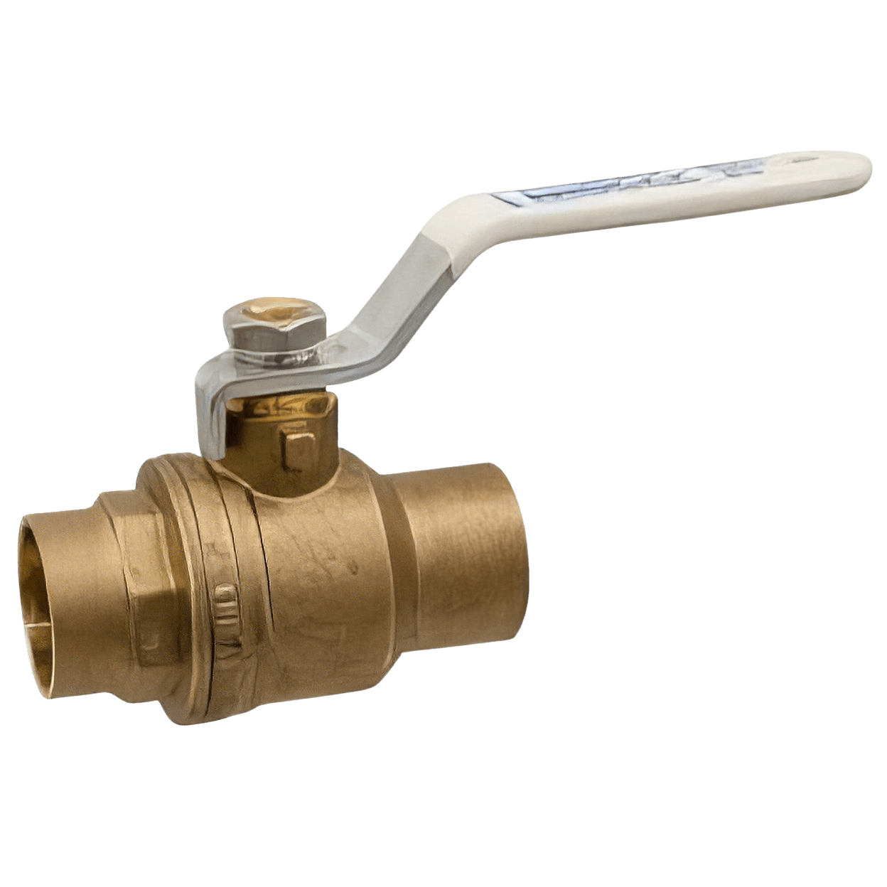 Nibco S-FP-600A-LF Full Port Forged DZR Copper Alloy Ball Valve, 3 inch, Sweat x Sweat