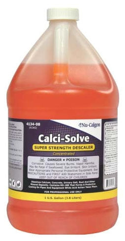 Nu-Calgon 4134-08 Calci-Solve Liquid 1 Gallon Pipe Descaler